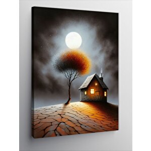 Kanvas Tablo Dünyanın Sonundaki Ev 70x100 cm