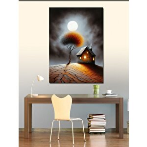 Kanvas Tablo Dünyanın Sonundaki Ev 50x70 cm