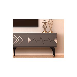 Ri̇ti̇mdh 180 Cm Tv Üni̇tesi̇ Takimi Antrasi̇t Gümüş Antrasit Gümüş