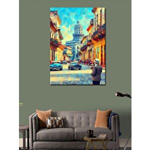 Kanvas Tablo Sokak Manzarası 70x100 cm