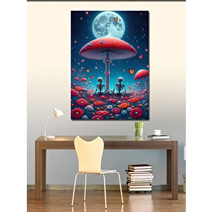 Kanvas Tablo Mantar Ormanında Gece 50x70 cm