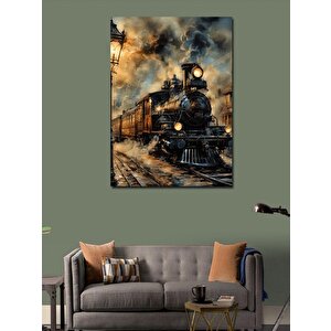 Kanvas Tablo Buharlı Tren 50x70 cm