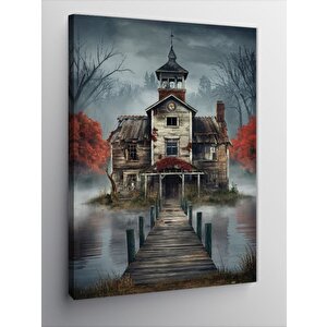 Kanvas Tablo Korku Evi 70x100 cm
