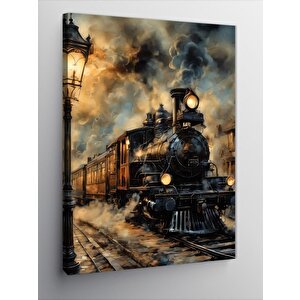Kanvas Tablo Buharlı Tren