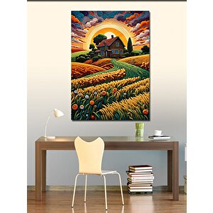Kanvas Tablo Kır Manzarası 70x100 cm