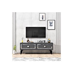Vennadh 120 Cm Tv Üni̇tesi̇ Antrasi̇t Gümüş Antrasit Gümüş