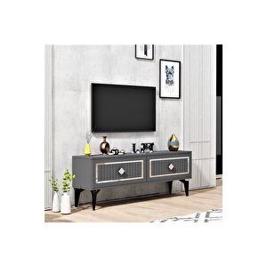 Vennadh 120 Cm Tv Üni̇tesi̇ Antrasi̇t Gümüş Antrasit Gümüş