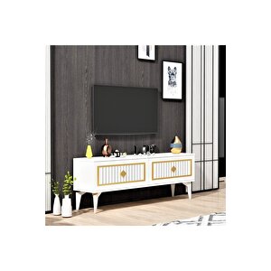 Vennadh 120 Cm Tv Üni̇tesi̇ Beyaz Altin Beyaz-Altın