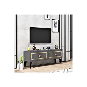 Vennadh 120 Cm Tv Üni̇tesi̇ Antrasi̇t Altin Antrasit Gold