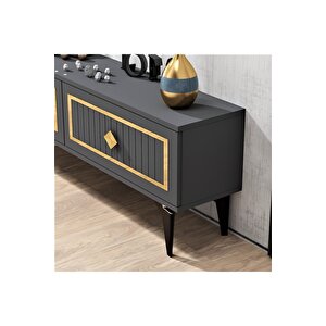 Vennadh 120 Cm Tv Üni̇tesi̇ Antrasi̇t Altin
