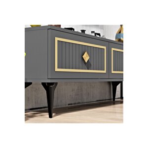 Vennadh 120 Cm Tv Üni̇tesi̇ Antrasi̇t Altin