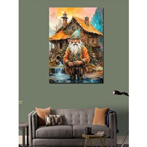 Kanvas Tablo Cüce Ve Evi 50x70 cm