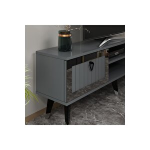 Li̇dyadh Tv Stand Antrasi̇t Gümüş Antrasit Gümüş