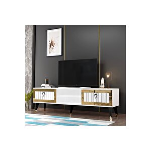 Li̇dyadh Tv Stand Beyaz-altin Beyaz-Altın