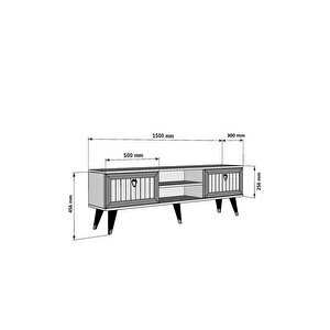 Li̇dyadh Tv Stand Beyaz-gümüş
