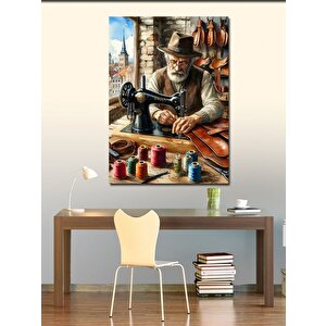Kanvas Tablo Retro Terzi 50x70 cm