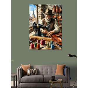 Kanvas Tablo Retro Terzi 50x70 cm