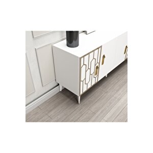 Madi̇sondh Konsol Beyaz (cevi̇z Desen)