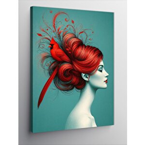 Kanvas Tablo Sevimli Kirpi Aleti Ve Çiftlik Evi 50x70 cm