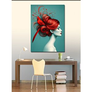Kanvas Tablo Sevimli Kirpi Aleti Ve Çiftlik Evi 50x70 cm