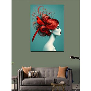 Kanvas Tablo Sevimli Kirpi Aleti Ve Çiftlik Evi 70x100 cm