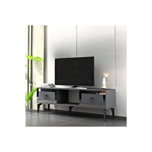 Lindadh Tv Sehpası (alt Modül) Antrasit Gümüş Antrasit Gümüş