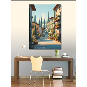 Kanvas Tablo Sokak Manzarası 50x70 cm