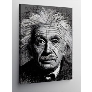 Kanvas Tablo Einstein Portresi 70x100 cm