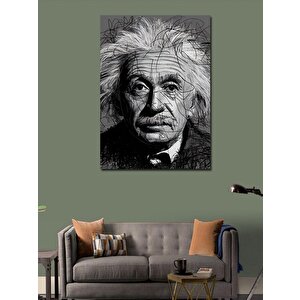Kanvas Tablo Einstein Portresi 70x100 cm