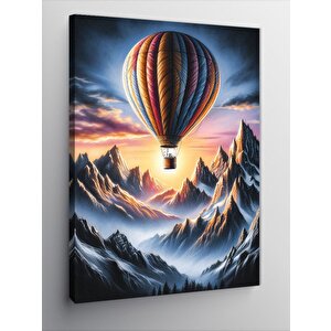 Kanvas Tablo Uçan Balon 50x70 cm