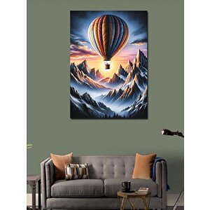 Kanvas Tablo Uçan Balon 50x70 cm