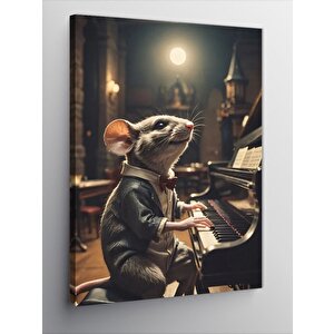 Kanvas Tablo Piyanist Fare 70x100 cm