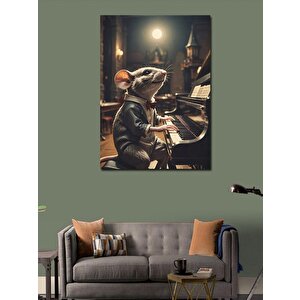 Kanvas Tablo Piyanist Fare 70x100 cm