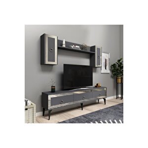 Ponnydh Tv Üni̇tesi̇ Antrasi̇t Gümüş Antrasit Gümüş