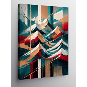 Kanvas Tablo Dağdaki Desenler 100x140 cm