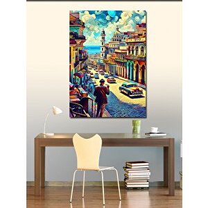 Kanvas Tablo Küba Sokakları 70x100 cm