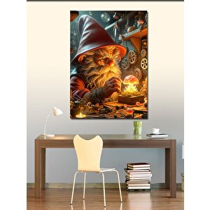 Kanvas Tablo Büyücü Cüce 100x140 cm