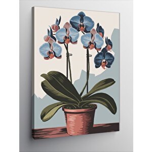 Kanvas Tablo Orkide Çiçeği 50x70 cm