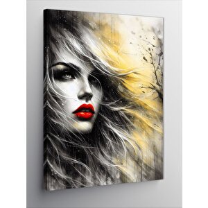 Kanvas Tablo Düşünen Kadın 50x70 cm