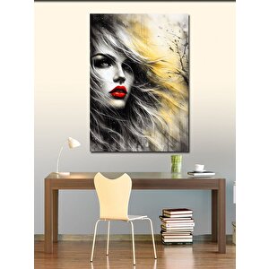 Kanvas Tablo Düşünen Kadın 50x70 cm