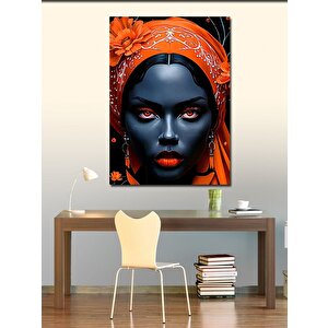 Kanvas Tablo Afrikalı Kadın 70x100 cm