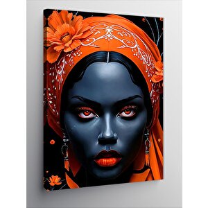 Kanvas Tablo Afrikalı Kadın 100x140 cm