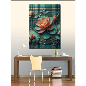 Kanvas Tablo Nilüfer Çiçeği 50x70 cm