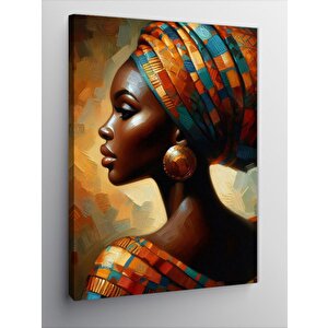 Kanvas Tablo Afrikalı Kadın 50x70 cm