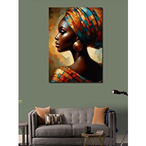 Kanvas Tablo Afrikalı Kadın 50x70 cm