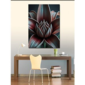 Kanvas Tablo Koyu Lotus Çiçeği 70x100 cm