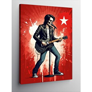 Kanvas Tablo Rock Yıldızı 100x140 cm