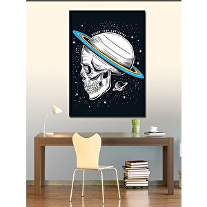 Kanvas Tablo Uzaylı Kafatası 70x100 cm