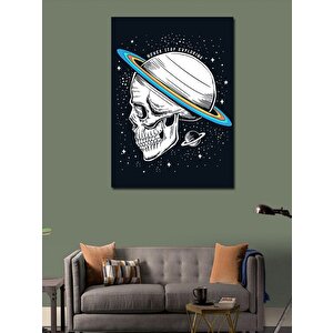 Kanvas Tablo Uzaylı Kafatası 70x100 cm