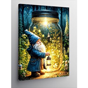 Kanvas Tablo Ormandaki Cüce 70x100 cm